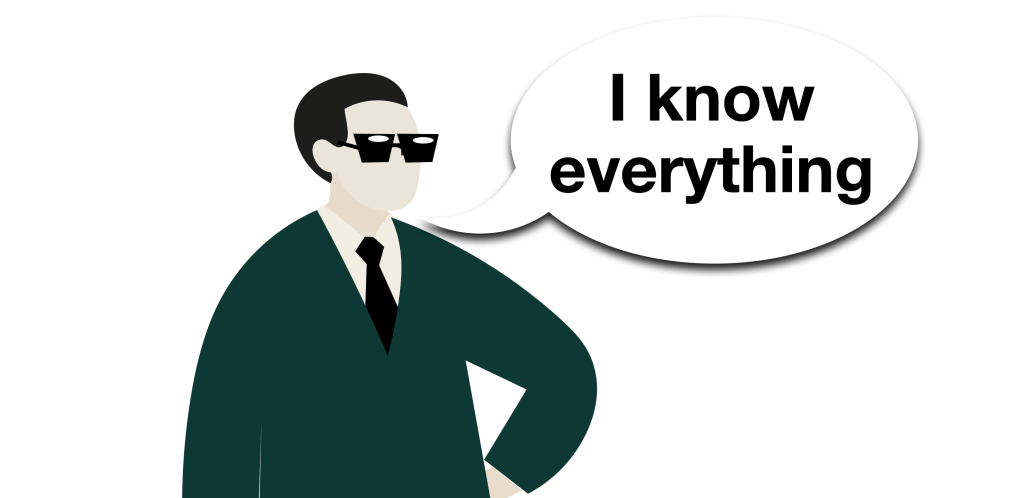 Does Advanced Math Make Us Too Arrogant?